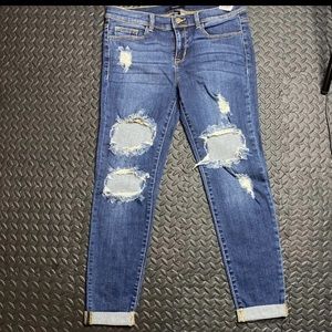 Forever 21 distressed jeans